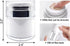 1.7oz Airless Pump Jar Refillable Moisturizer Pump Dispenser Cream Jar Vacuum Bottle Travel Moisturizer Container for Thick Moisturizer, Skincare ...