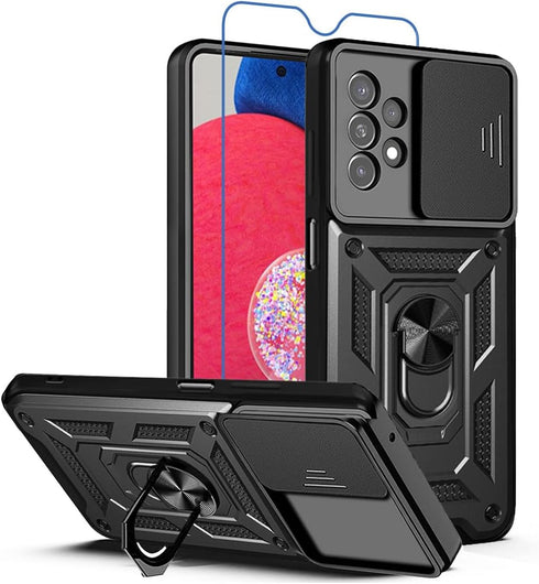 for Samsung Galaxy A23 5G Case: Phone Case with Screen Protector for Samsung Galaxy A23 5G,?????? ?????? "???????????? ?????? ????" - Black...