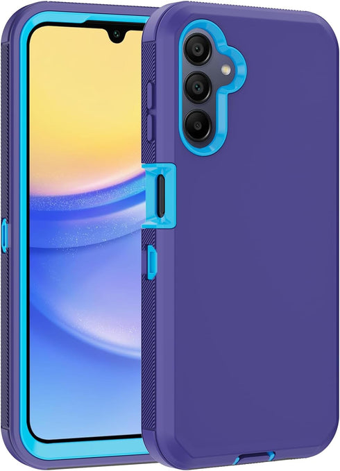 for Samsung Galaxy A15 5G Case,with Built in Screen Protector Heavy Duty Drop Protection,Full Body Rugged Shockproof Dustproof Protective Phone Co...