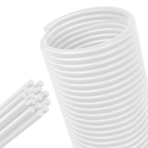 25FT Backer Rod 1/2 Inch Diameter Foam Caulk Concrete Expansion Joint Filler White Saver Weather Strip Seal for Gaps and Joints Concrete Filling (...