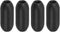 uxcell Leather Cord End Clasp, 4Pcs 3mm Hole Leather Clasps, Cord End Caps Closures Leather Cord Buckle for Making DIY Supplies Crafts, Black...