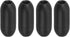uxcell Leather Cord End Clasp, 4Pcs 3mm Hole Leather Clasps, Cord End Caps Closures Leather Cord Buckle for Making DIY Supplies Crafts, Black...