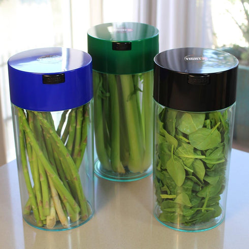 Tightvac - 5oz to 24 Ounce - Patented Airtight Container | Multi-use Vacuum Container Works as Smell Proof Containers for Herbs and Dry Goods. Bla...
