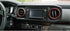 Lanyun Compatible with Toyota Tacoma A/C Vent Ring Outer Trim Decoration Covers fit 2016 2017 2018 2019 2020 2021 2022 2023 toyotaTacoma a/c Outle...