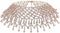 COLORFUL BLING Luxury Rhinestone Full Crystal Tassel Choker Necklace for Women Party Wedding Bridal Bridesmaid Costume Neck Jewelry Accessories...