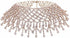 COLORFUL BLING Luxury Rhinestone Full Crystal Tassel Choker Necklace for Women Party Wedding Bridal Bridesmaid Costume Neck Jewelry Accessories...
