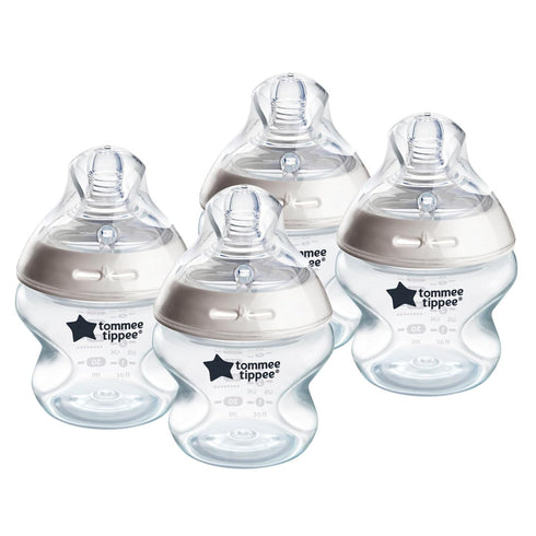Tommee Tippee Natural Start Anti-Colic 5 oz BPA Free Baby Bottles, 0+ Months, Slow Flow Breast-Like Nipple, Self Sterilizing, Designed for Seamles...