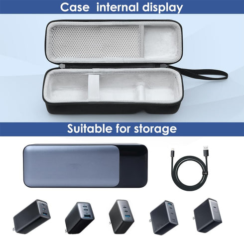 Hard Carrying Case Compatible with Anker Prime Power Bank 20,000mAh Portable Charger and Accessories, Portable Fashion Travel Case......
