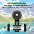 STARSCOPE Adjustable Phone Scope Mount - Telescope Phone Adapter Fits Most Phones (Max 110mm) | Easy-Adjust, Universal Spotting Scope Phone Adapte...