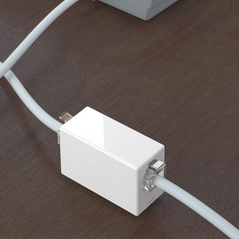 (Pack of 4 A Pair of Converter Adapters for RJ11 Male to RJ45 Female) & 2 In-Line Couplers...