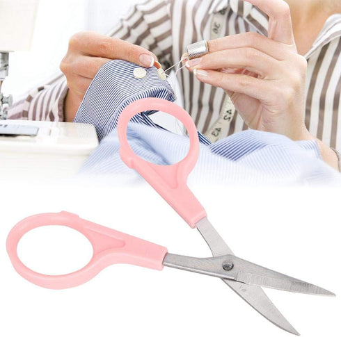 3pcs Small Embroidery Curved Scissors Cutting Shears for Crafting, Sewing, Dressmaking, Fabric, Cotton, Cloth, Office, Home...