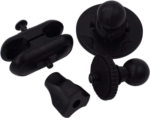 CH01C 1/4" Thread Camera Mount Holder Mini Adhesive 16mm Base - Dash Cam Permanent Tripod Windshield/DashBoard Mount Holder Fit Sony/Ricoh/HP/GoPr...