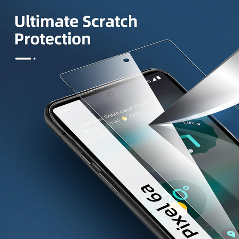 NEW'C [3 Pack Designed for Google Pixel 6a (6.1") Screen Protector Tempered Glass, Case Friendly Anti Scratch Bubble Free Ultra Resistant......