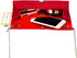 WALLYN'S Patent Leather Clutch Classic Purse Evening Bag Handbag With Flannelette...