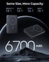 Magnetic Battery Pack 6700mAh for MagSafe, Foldable Kickstand Wireless Portable Charger with 20W USB-C Fast Charging, Only for iPhone 15/15 Plus/1...