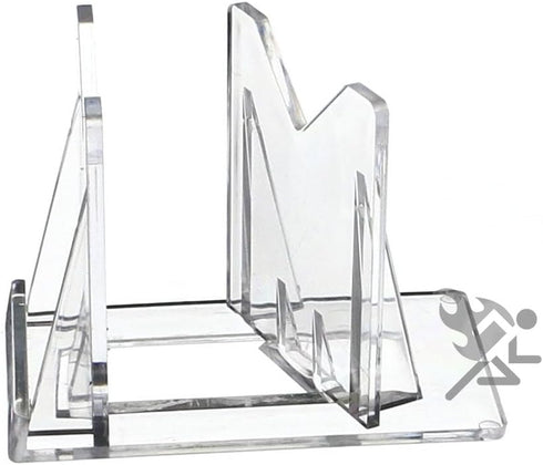 OnFireGuy 10pcs Fishing Lure Display Stands | Clear Acrylic Fishing Lure Easels | Accessories for Fishing & Decoration | 3-Piece Display Stand Mea...