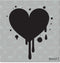 Stencil1 Heart Dripping Stencil Durable Quality Reusable Stencils for Painting - Create Stencil Crafts and Decor - Decor on Walls Fabric & Furnitu...