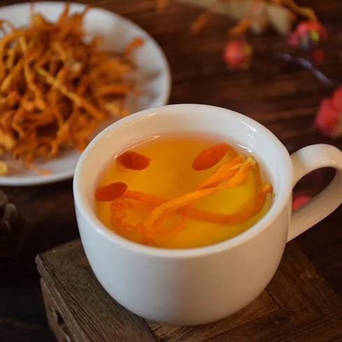 QIANPINHUI Cordyceps Flower, Cordyceps Dried Flowers Helps Reduce Fatigue,Increase Energy and Reduce Inflamation for Soup/Cooking/Cooling/Tea Maki...