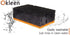 Black & Orange Multi Use Scrub Sponges. Made in Europe. 9 Pack, 4.3x2.8x1.4 inches. Heavy Duty and Non Scratch Fiber. Odorless Durable and Delicat...