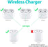 AirPods Pro Charger - Wireless Charging Station for AirPods 4 (withActive Noise Cancellation)/ 3rd/ 2rd, Black...