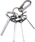 1Set Allen Wrench Set, Door Key with Full Loop for Push Bar Panic Exit Devices (T-shaped: 1x 5/64 + 1x 1/8 + 1x 5/32 + 1x 7/32, 1x keychain)...