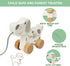 Baby Toys Car,Wooden Pull Along Toddler Toy, Developmental Toy for 1 Year Old Girl Boy Birthday Gift (Dog)...