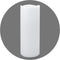 Outdoor Waterproof Flameless Candle with Timer - Flickering White Plastic Battery Operated LED Lantern Light Bright Resin Electric Pillar for Outs...