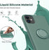 LeYi for iPhone 11 Case: with 2 PCS Glass Screen Protector for Women Girls Boys, Liquid Silicone Shockproof Phone Case Cover with Stand for iPhone...