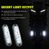 Chelhead Surface Mount Led Lights, Aluminium Base Led Backup Lights 6500K Led Fog Lights or Side Marker Indicator Lights Under Hood Compatible wit...
