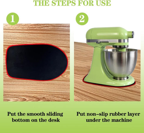 Appliance Sliders Mat For Kitchenaid Mixer Appliances Household Mixer Accessories Feet Moving Mat Compatible With 4.5-5 Qt Bowl Lift Stand Mixer, ...