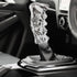WOOTON Universal Doodle Slotted Pistol Grip Handle Manual MT Gear Stick Shift Knob Shifter Fit Most Manual Auto Vehicles...