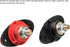 Recoil BTTP-38 Premium High Current 3/8” Feed-Thru Panel Battery Terminal Connectors with Silicone Terminal Covers, Red & Black Pair...