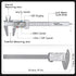 Electronic Digital Caliper, LCD | 0 to 6 inch inch/mm Conversion, Automatic Shutdown Function, Very Suitable for Home/Jewelry/DIY Measurement, etc...