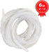 20Ft XHF 1/2" Clear Spiral Cable Wrap 12mm(Wrapping Range:9mm-65mm) Cord for Computer Electrical Wire Organizer Sleeve Hose RoHS...