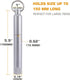 Airtight Container - Metal Storage Bottle Tube Container - Waterproof Holder Case - Keychain Storage Tube -Multipurpose Aluminum Container Outdoor...
