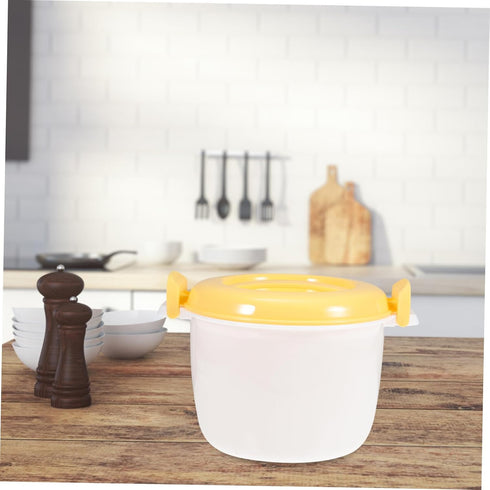 Rice Cooker Fast Microwave Cookware Portable Heater Tiny Containers Heated Lunchbox Oven Spachella Mini Steamer Rice Maker Asian Cookware Food Mug...