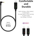 Mirkit 2.5mm USB Charger Cable with Light Indicator for Baofeng Battery UV-5R and UV-82 3800mAh BL-5L and BL-8 High Capacity Batteries for Two Way...
