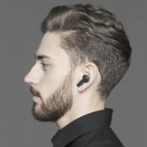 Wireless Earbuds Bluetooth 5.0 Headphone, Type-C Charging Case 320mAh, Touch Control, Built-in Mic Active Noise Cancelling True Wireless Earbud - ...