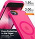CANSHN Magnetic Case for iPhone SE 2022/iPhone SE 2020/iPhone 8, Built in Magnets Compatible with MagSafe, Translucent Matte Back Phone Cover for ...