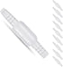 Oxygen Tubing Connectors 360° Swivel Cannula Connector Oxygen Hose Connectors Oxygen Straight Connectors for O2 Tubing Avoid Tube Tangles(White-10...