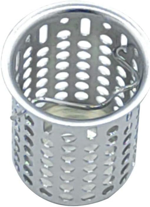 Junior Basket Strainer Stainless Steel Strainer Basket, 2.25 Inch Deep Flange Replacement Strainer with Handle...