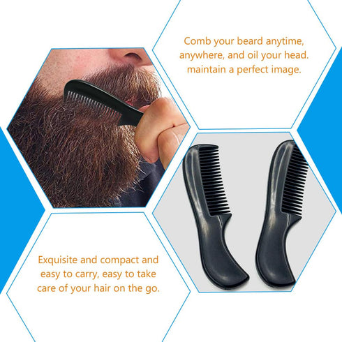 10pcs Mini Beard Comb Mens Comb Travel Comb Pocket Sized Comb Mustache Comb Mens Beard Comb Combs for Men Comb for Grooming Comb for Beard Care Co...