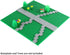 Light Bluish Gray 2×2 Tile ×500 Parts and Pieces Flat MOC Bricks, Bulk Building Blocks for Smooth Surface Wall Floor, Toy Accessories Compatible w...