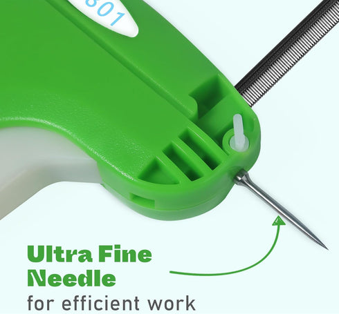 Quick Stitch Clothing Fixer, Micro Mini Stitch Tagging Gun for Clothing, Tagging Stitchy Tool for Clothes with 2000 Black & 2000 White Micro Faste...