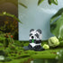 Kids Adult Animal Micro Building Blocks Set for Home and Office Decoration KLJM-10 (Panda eat Bamboo,239PCS)...