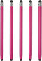 MECCANIXITY 5pcs Stylus Pens for Touch Screens Dual Rubber Tips Capacitive Stylus Universal Tablet Pen Sensitivity Precision, Rose Red...