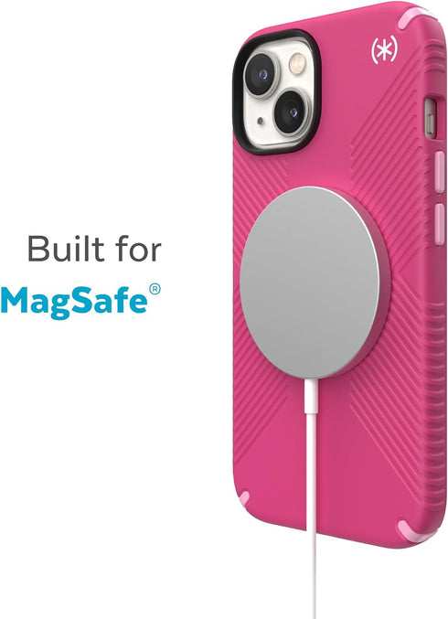 Speck iPhone 14 Plus Case - Drop Protection, Scratch Resistant, Dual Layer Slim Phone Case for 6.7 Inch iPhones 14 Plus - Built for MagSafe - Pres...