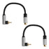 RCA Audio Extension Cable (2 Pack), 90 Degree RCA Male to Female Lead Cable, Digital Coaxial Audio Cable for Home Theater, HDTV, DVD, Amplifiers, ...