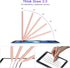 iPad Pencil 2nd Generation with Magnetic Wireless Charging, Apple Pencil 2nd Generation, Smart Pen Compatible with iPad Pro 11 in 1/2/3/4, iPad Pr...