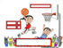 PrintedPerfection.com Personalized Basketball Player - Female Snow Globe Gift...